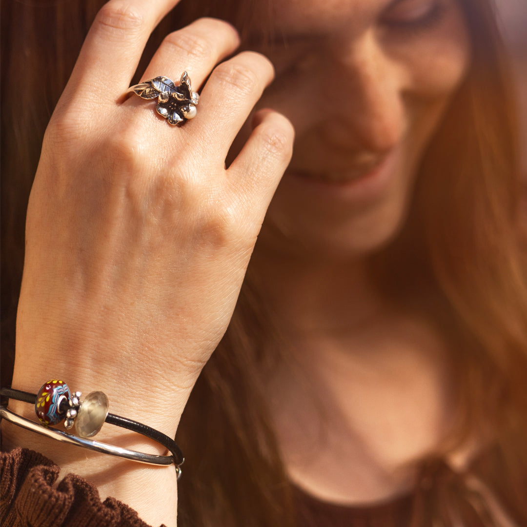 Velvet Twilight Spark Leather Bracelet