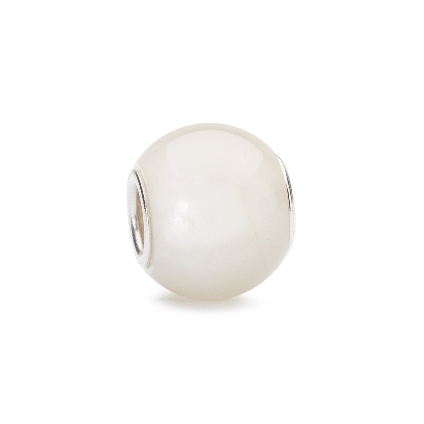 Round White Moonstone Bead