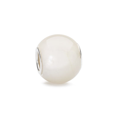 Round White Moonstone Bead