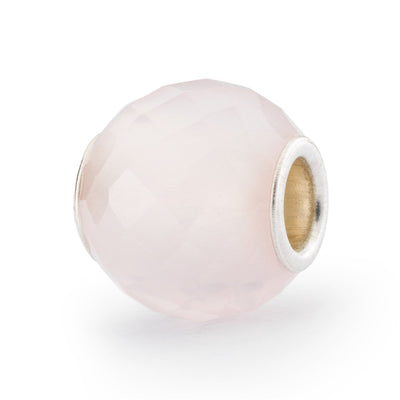 Round Rose Quartz Facet Bead